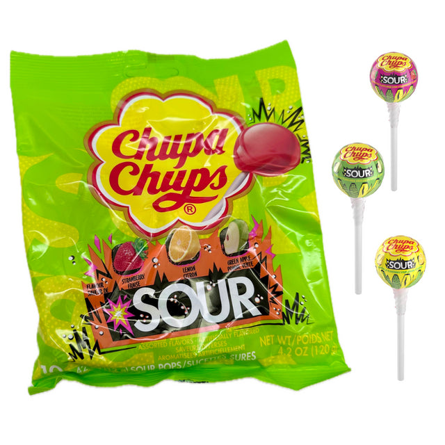 Chupa Chups Sour  Lollipops