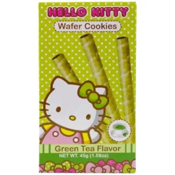 Hello Kitty Green Tea Wafer Cookies