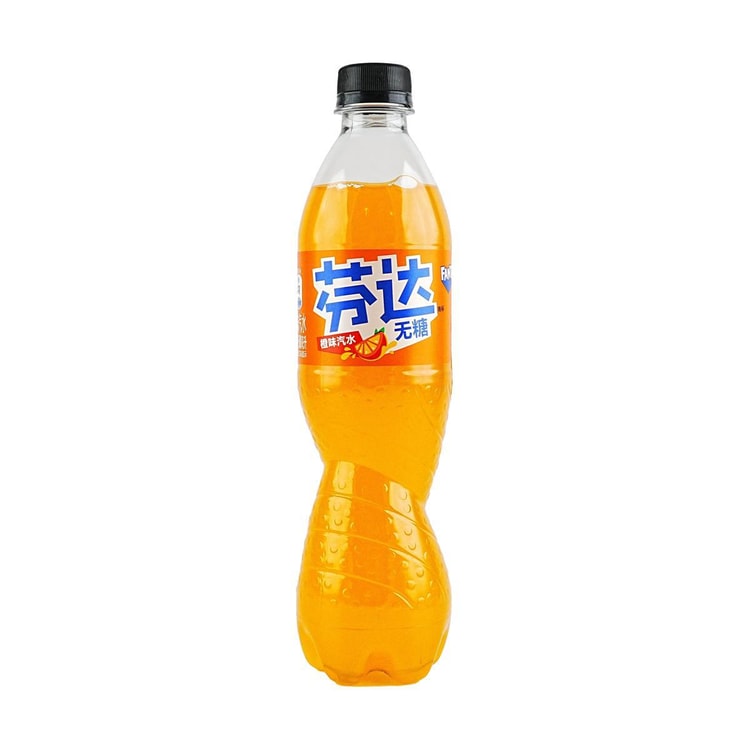 fanta Orange Flavor Soda zero Sugar
