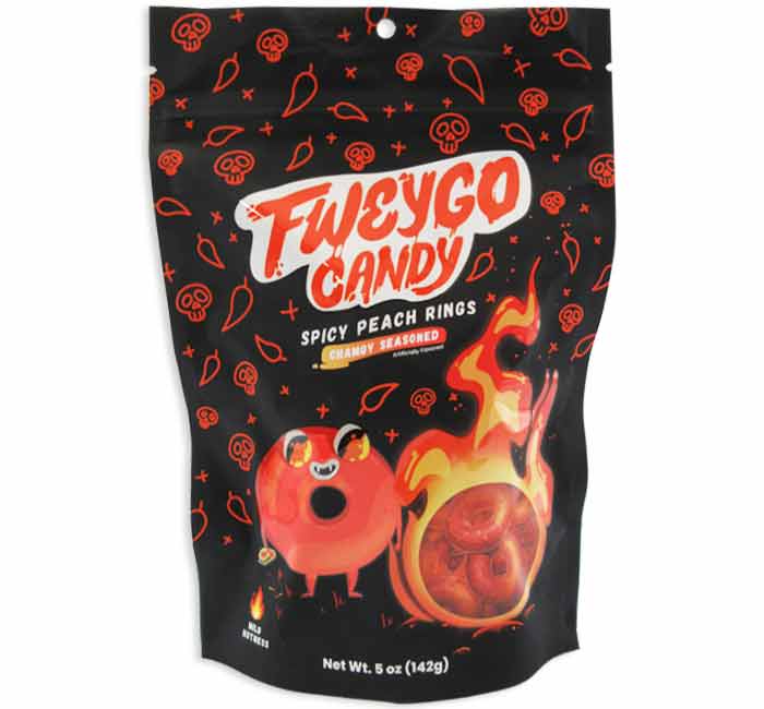 Fweygo candy spicy peach rings