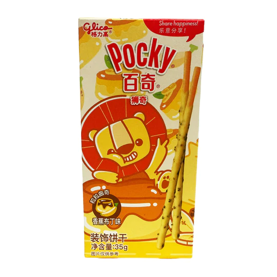 Glico Pocky Cookie Sticks Banana Pudding