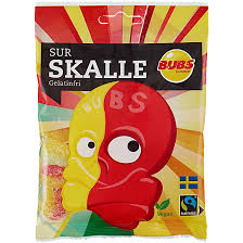 Bubs Godis Sour Skalle [ Sweden ]