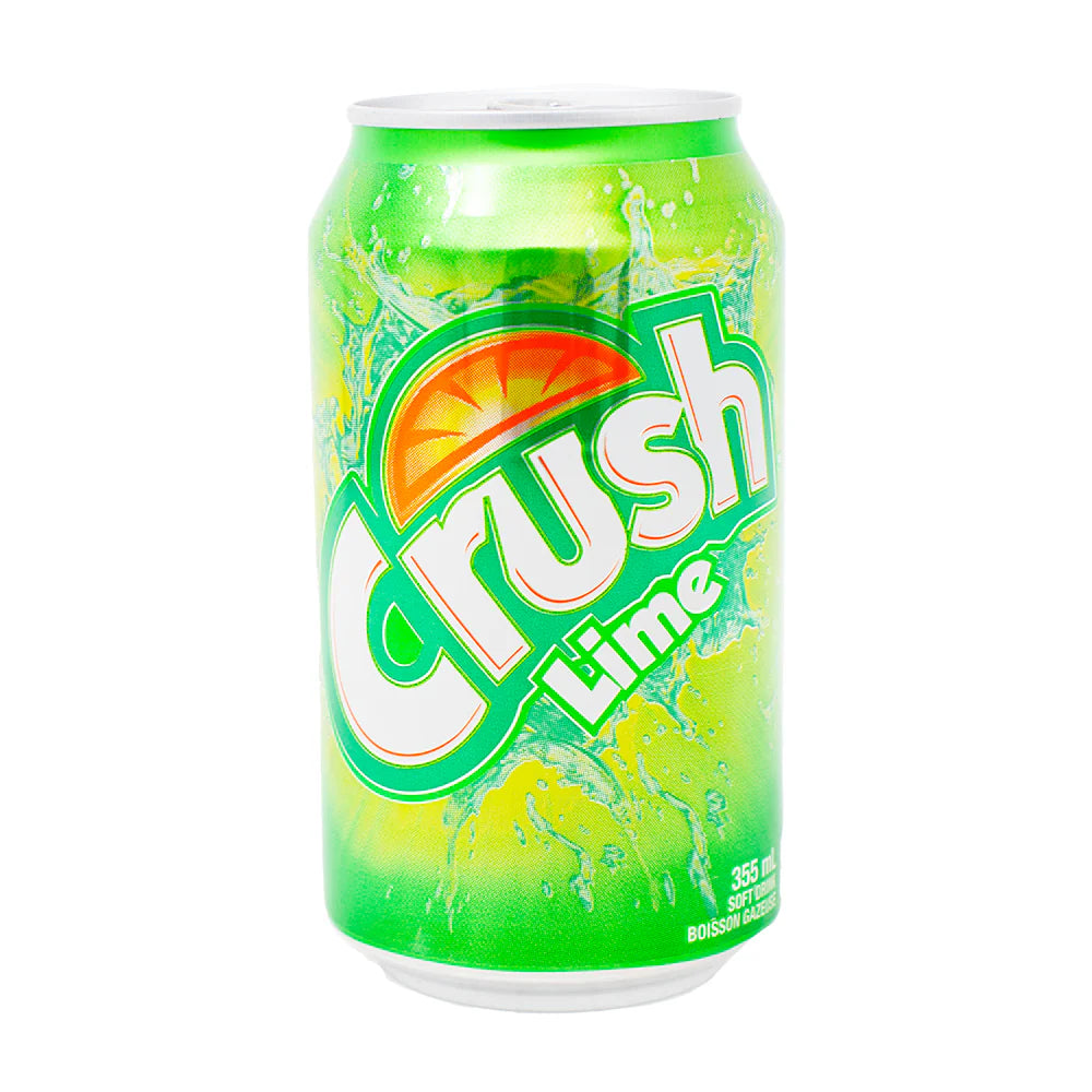Crush lime cans 355 ml