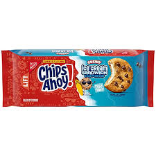 Chips Ahoy Ice Cream Sandwich