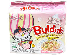 Buldak Cream Carbonara Ramen - Pack of 5