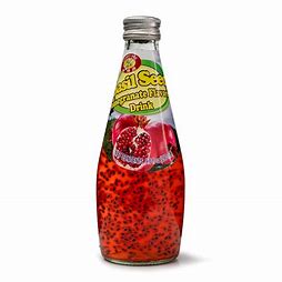 Basil Seed Pomegranate Flavored Drink