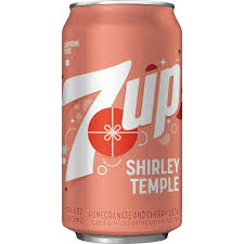 7-UP Shirley Temple Pomegranate and Cherry Can Soda
