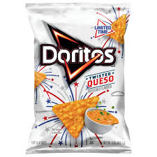 Doritos Twisted Queso -Tortilla chips