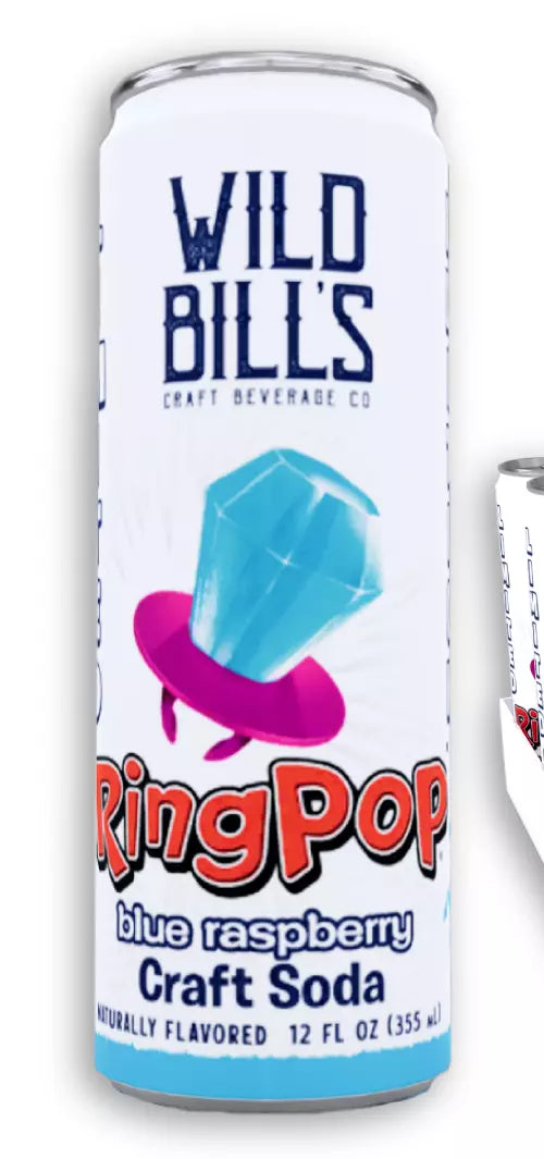 Wild Bill's Ring Pop, Blue Raspberry