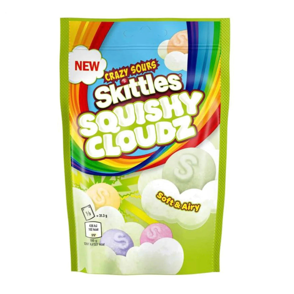 Skittles Squishy Cloudz Crazy Sours - UK